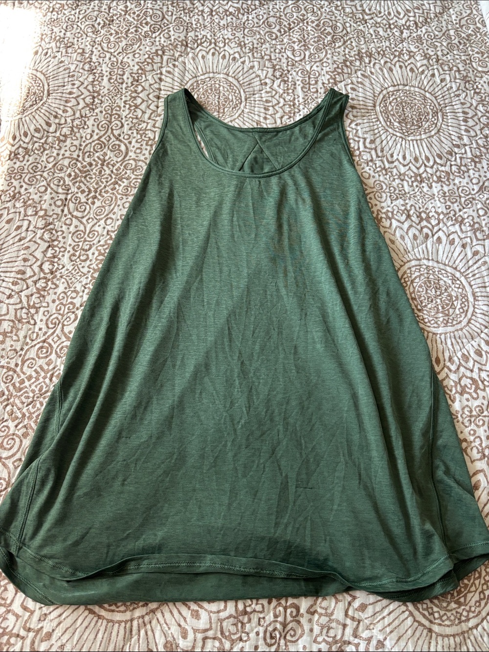 lululemon athletica Green Swing Tank Top